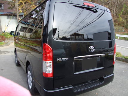 TOYOTA ハイエース 最強の釣り車!人気第一位のハイエース!!D‐PROコーティング TOYOTA ハイエース 最強の釣り車!人気第一位のハイエース!!D‐PROコーティング