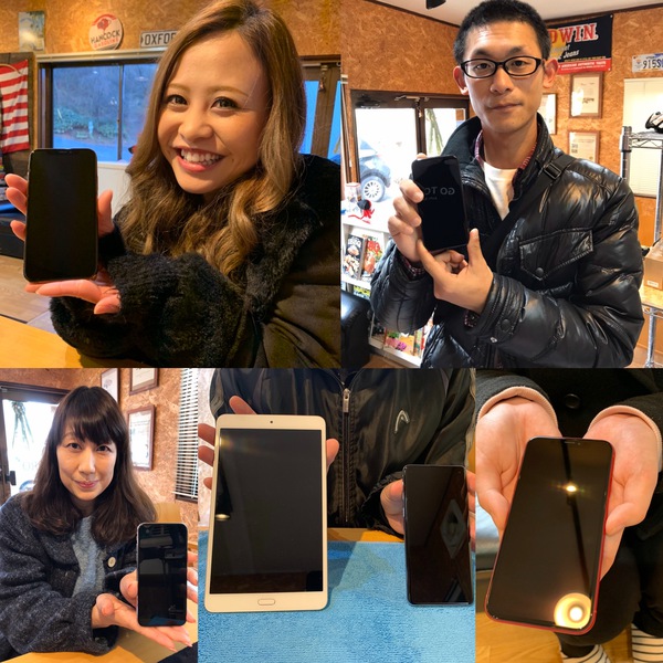 お正月も大盛況!!スマホコーティング!! お正月も大盛況!!スマホコーティング!!