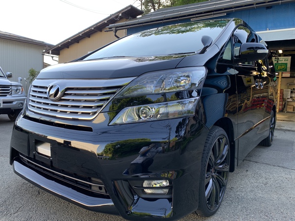 トヨタ ヴェルファイア 漆黒 D-PROカーコーティング!! トヨタ ヴェルファイア 漆黒 D-PROカーコーティング!!