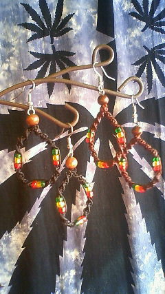 ☆RastaBeadEarring☆