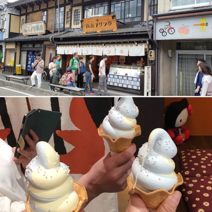 コストリコからの~プリン&ラムネソフトクリーム♪♪ コストリコからの~プリン&ラムネソフトクリーム♪♪