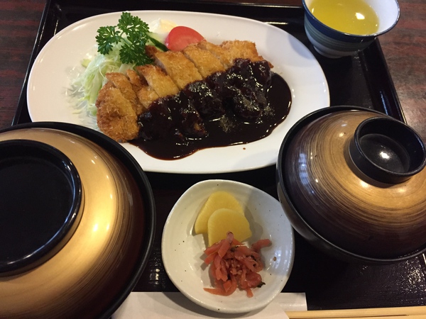 らんたんさんの味噌カツランチ~♪ らんたんさんの味噌カツランチ~♪