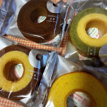 バームクーヘン味くらべ♪ バームクーヘン味くらべ♪