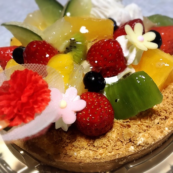 母の日初めてのケーキ♪ 母の日初めてのケーキ♪