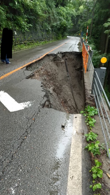 つい10日前に通った道が。。 つい10日前に通った道が。。