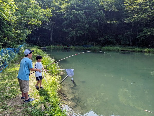 釣り池・・高山市一之宮町で・・・ 2024.06.16 釣り池・・高山市一之宮町で・・・ 2024.06.16
