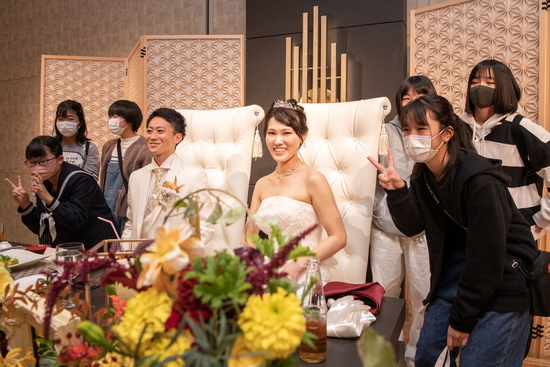 Happy Wedding ☆ 仲間や生徒からご祝福 Happy Wedding ☆ 仲間や生徒からご祝福