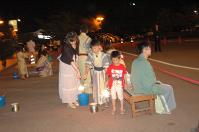 ちびっ子花火