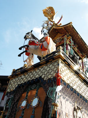 晴天の高山祭