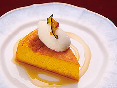 南瓜のチーズケーキ