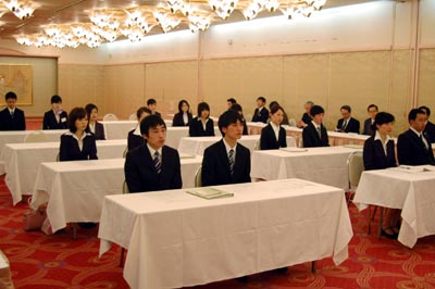 21年度入社式
