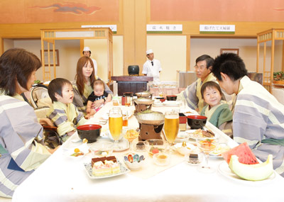 夏休みの家族旅行