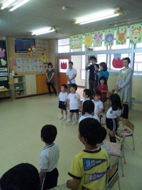 次男坊授業参観日