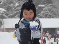 吹雪いて寒かった~