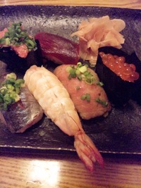 久しぶりのお寿司