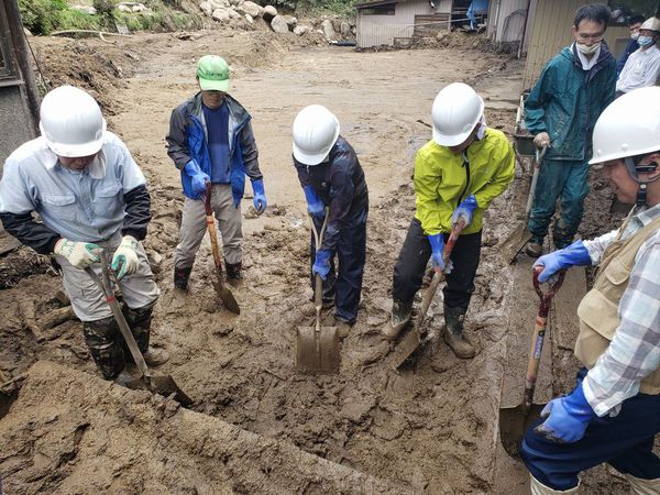 高山市朝日町災害支援活動7月17日 高山市朝日町災害支援活動7月17日