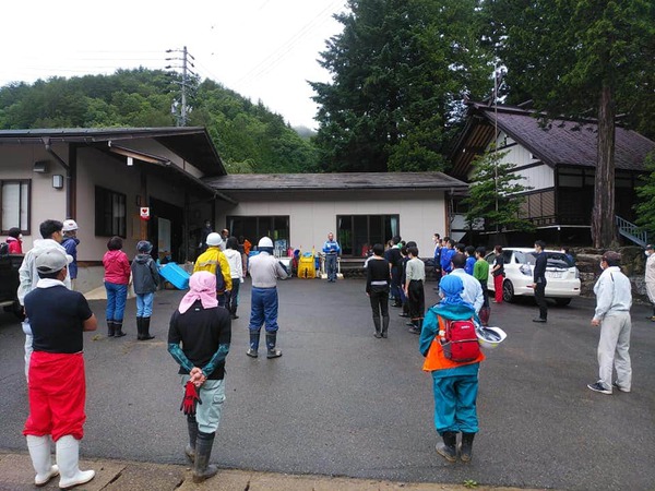 高山市朝日町災害支援活動7月24日 高山市朝日町災害支援活動7月24日