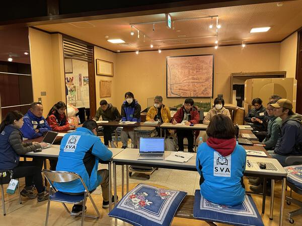 能登半島地震支援活動2月28日洗濯機、七浦に増設 能登半島地震支援活動2月28日洗濯機、七浦に増設