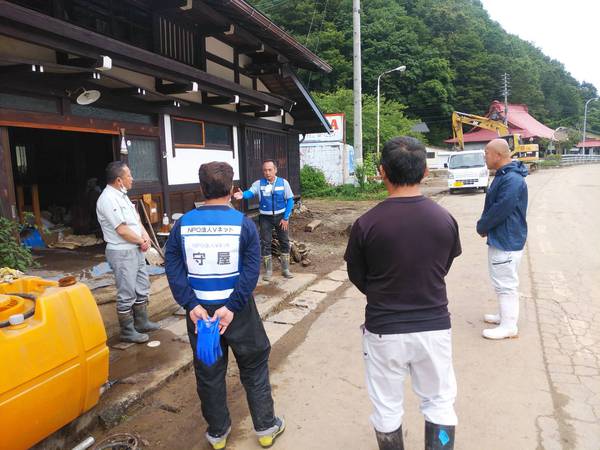 高山市朝日町災害支援活動7月13日 高山市朝日町災害支援活動7月13日