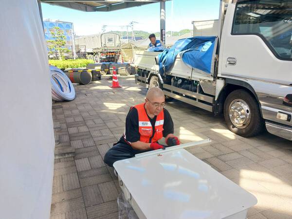 能登半島地震支援活動5月17日マリンタウンのお風呂も単独運営順調にスタート❗ 能登半島地震支援活動5月17日マリンタウンのお風呂も単独運営順調にスタート❗