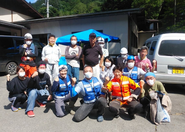 高山市朝日町災害支援活動7月19日 高山市朝日町災害支援活動7月19日