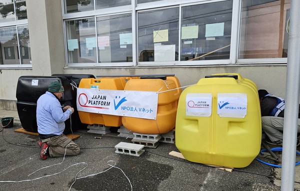 能登半島地震支援活動2月24日お父さんの遺影取出し 能登半島地震支援活動2月24日お父さんの遺影取出し