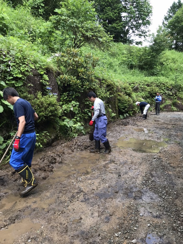 高山市朝日町災害支援活動7月29日 高山市朝日町災害支援活動7月29日