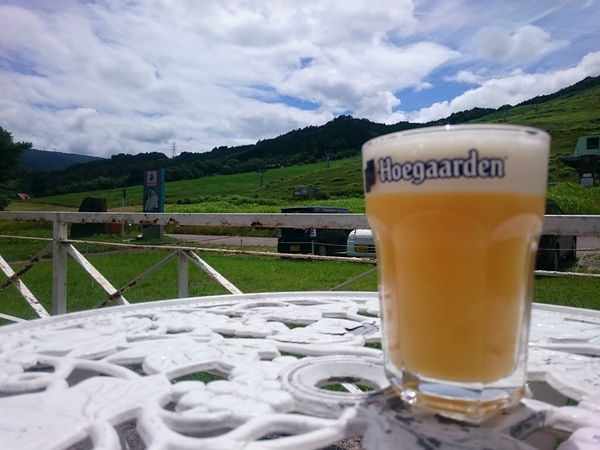 ヒューガルデンホワイトの生ビールが飲めますよ ヒューガルデンホワイトの生ビールが飲めますよ