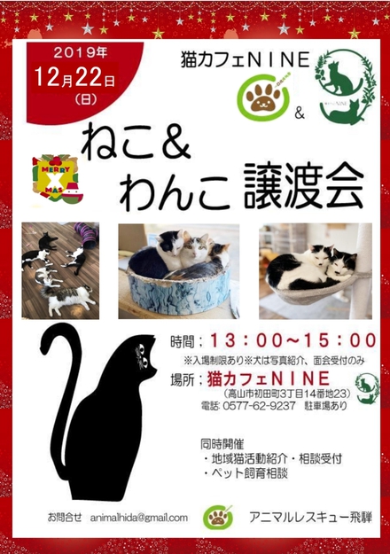 モノ、譲渡会に参加します！