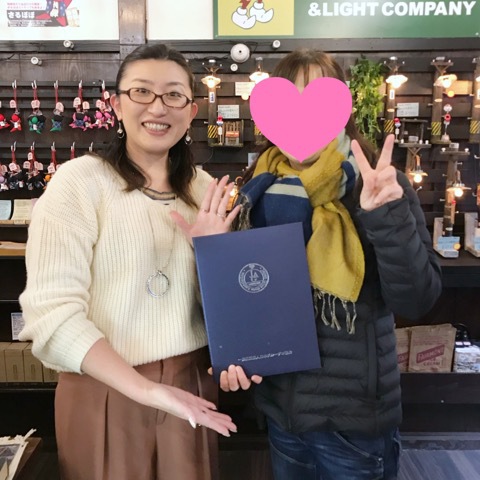 認定証、授与！！