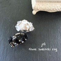スキルアップレッスン【Joli  Flower Swarovski Ring】