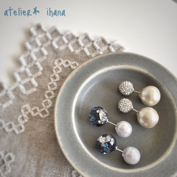 ジュエルボールピアス