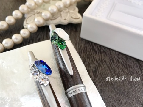 結婚式で使う、ビジューボールペン