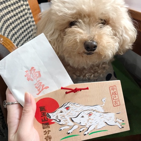 福豆１粒、おすそ分け♡