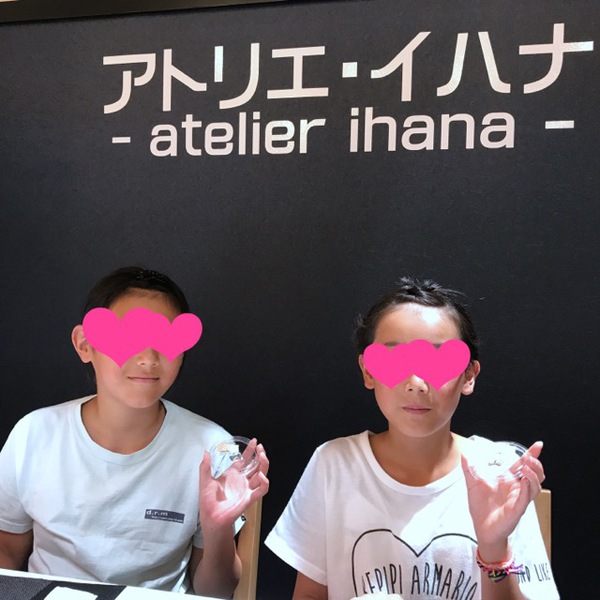 小学生がレッスンに♪宿題ひとつ終わった～！