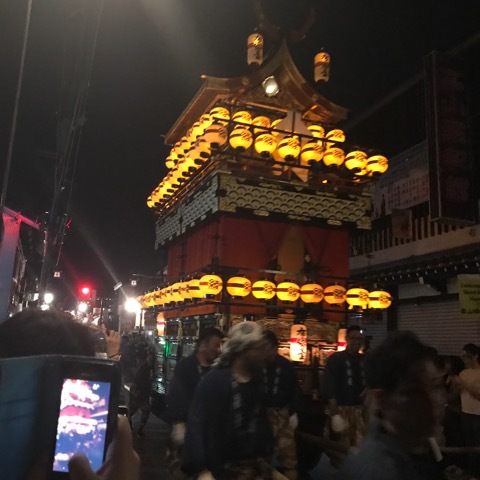秋の高山祭・チョコビも見学♡宵祭