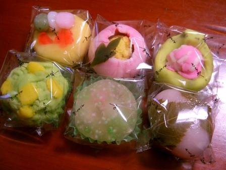 素敵な春の和菓子♪