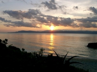 黒島の夕陽