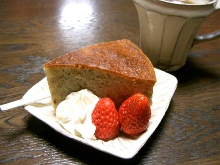バナナブレッドとチーズケーキ