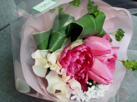 花を贈る