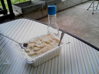 山のあとは♪