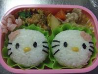 耳なしキティちゃん弁当