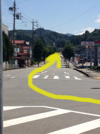 旧久美愛病院方面を通過してご来店のお客様へ