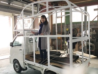 Bitta移動販売車、フレームができました♪ 2018/02/12 16:48:38