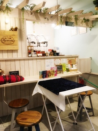 閉店後のBittaは「占いの館」に変身するんです。 2018/02/21 14:54:49