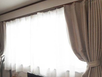 『カーテン』も新調!! ^^