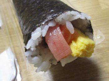 我が家でも『恵方巻』を食べました～ ^^