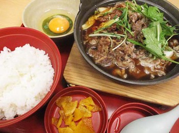 『すきやき鍋定食』美味しかった～ ^^