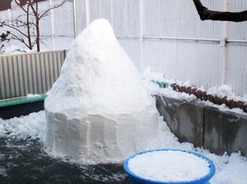 じじいの『雪遊び』 ^^;