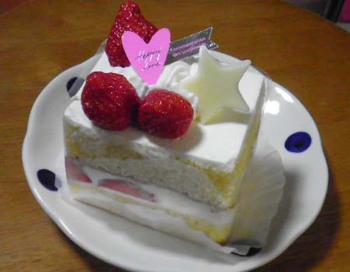 『ホワイトディー』は　ケーキ×ケーキ